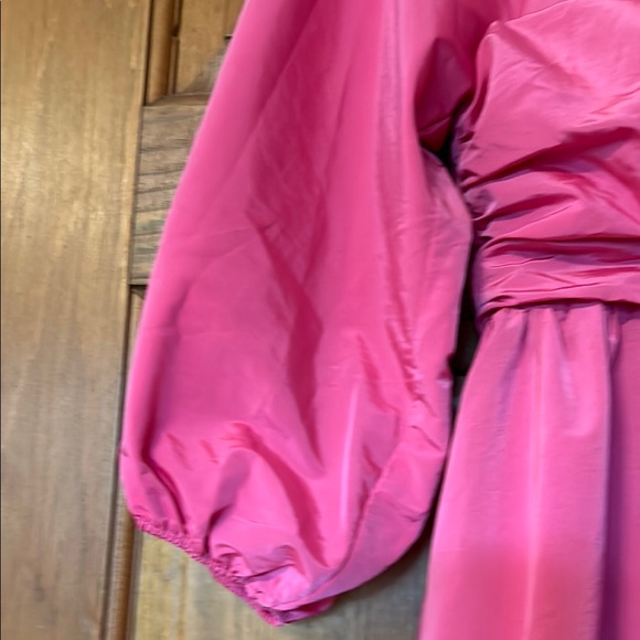 Pink Embellished Ruffled Gown - Picture 6 of 9